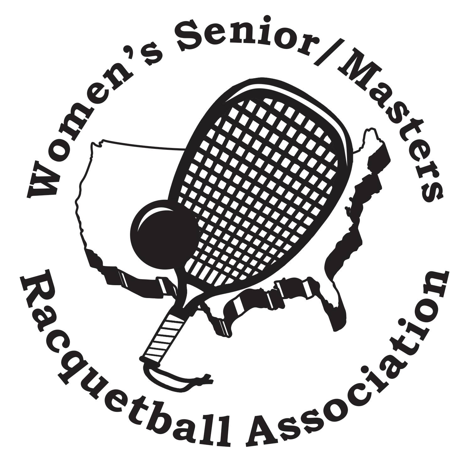 Women's Senior Masters Racquetball Logo