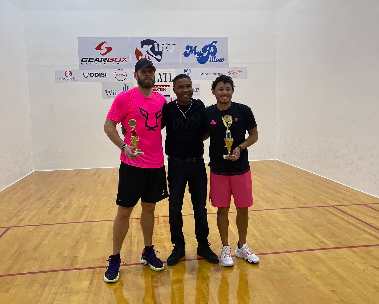 Pro Singles Runner Up Jake Bredenbeck and Champion Daniel De La Rosa