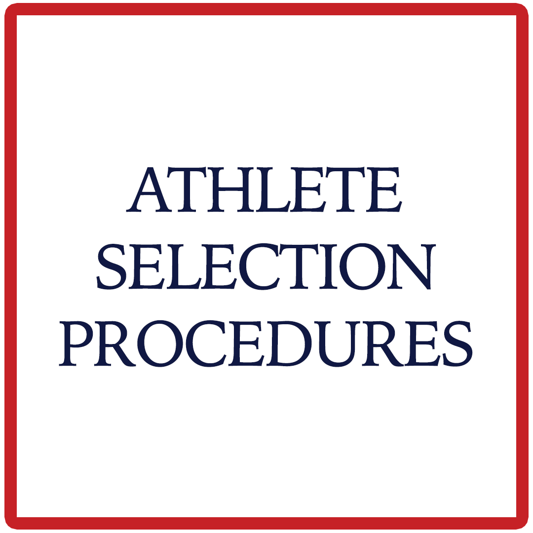 Athlete Selection Procedures