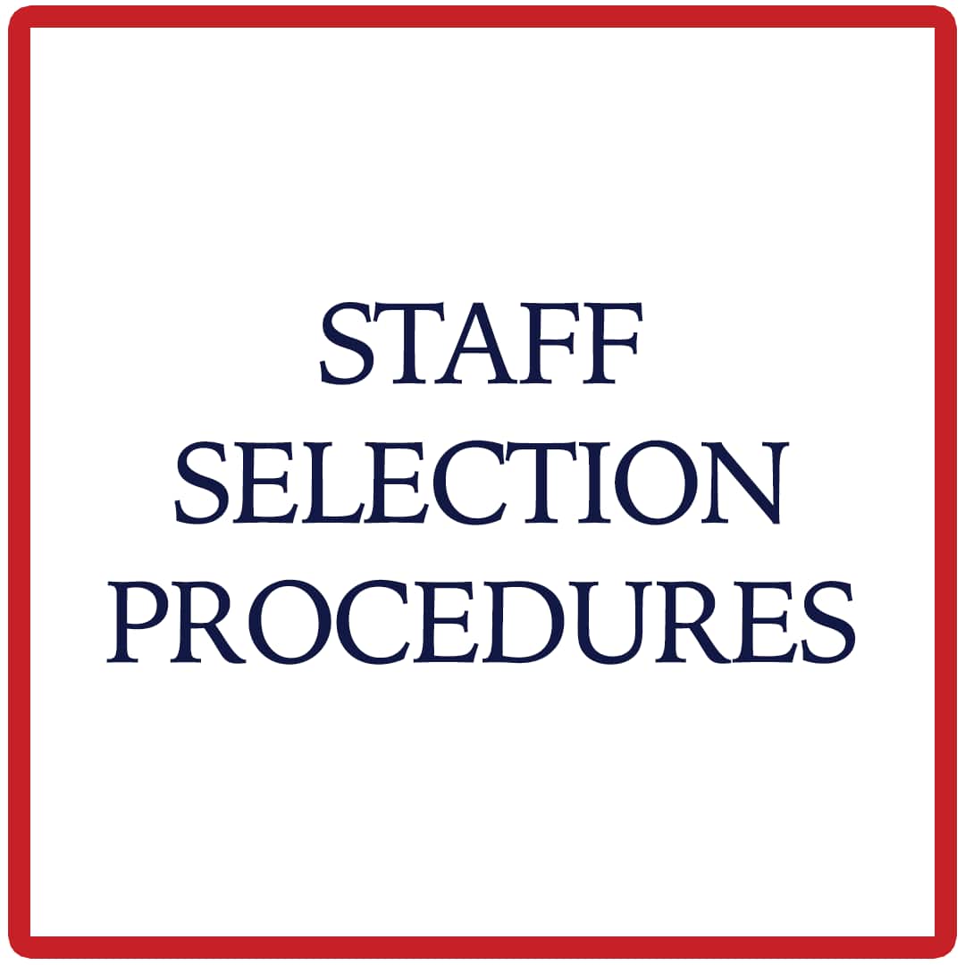Staff Selection Procedures