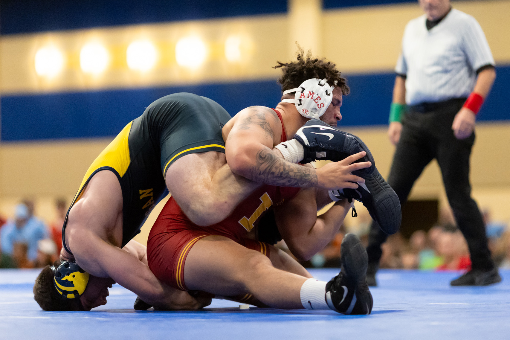 Iowa State's David Carr will wrestle for an NCAA title at 165lbs