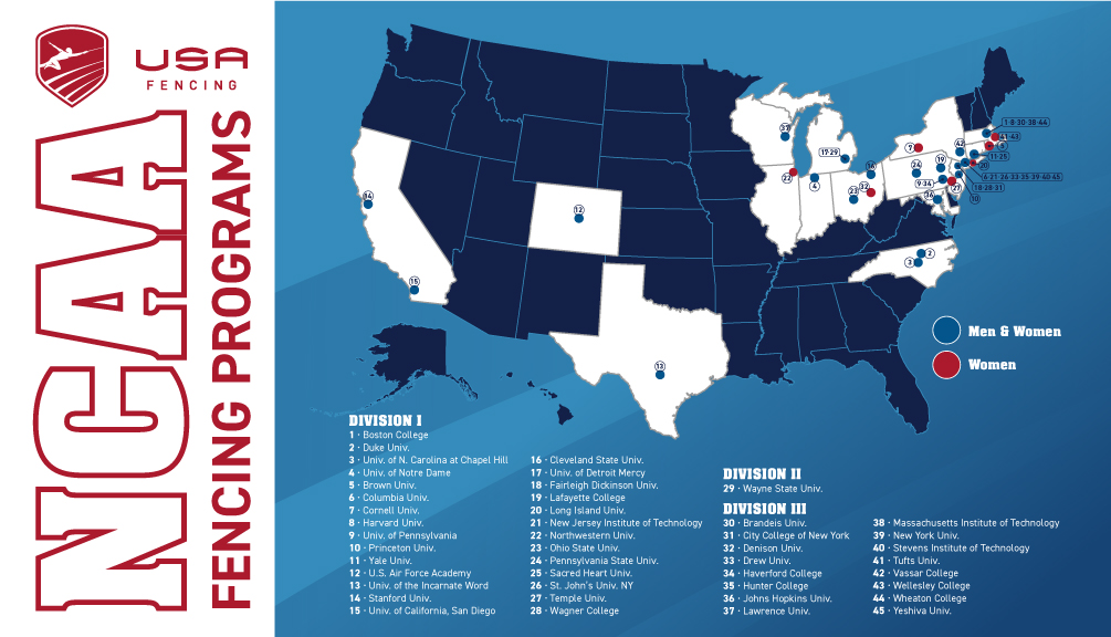 USA Fencing | College Programs