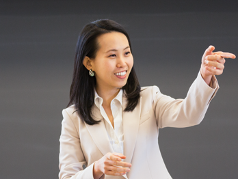 Eileen Chou in the classroom
