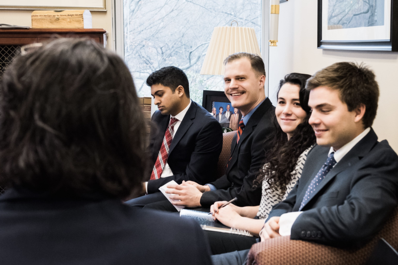 Batten students visit the Virginia State Capitol in Richmond. 