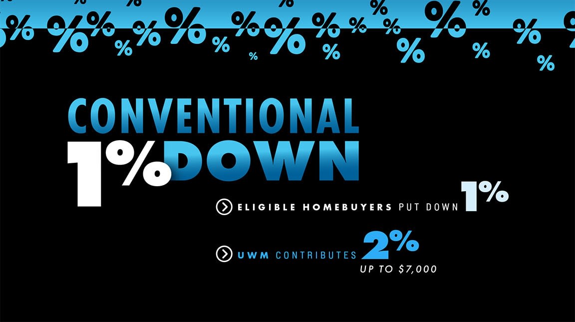 Conventional 1% Down