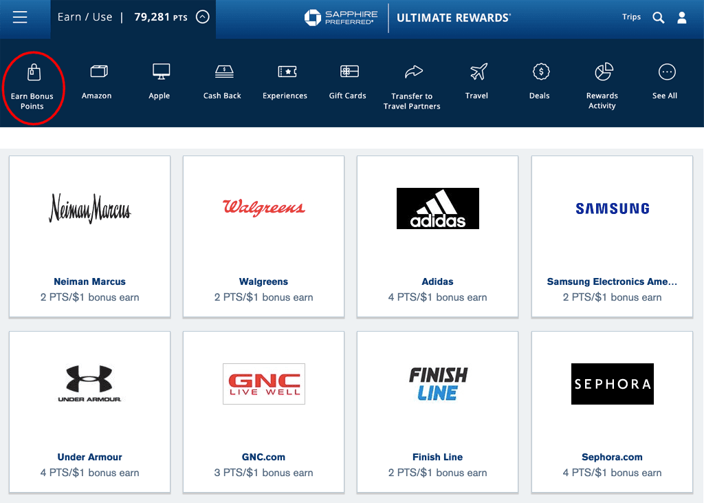 How To Earn Chase Ultimate Rewards Points Valuepenguin