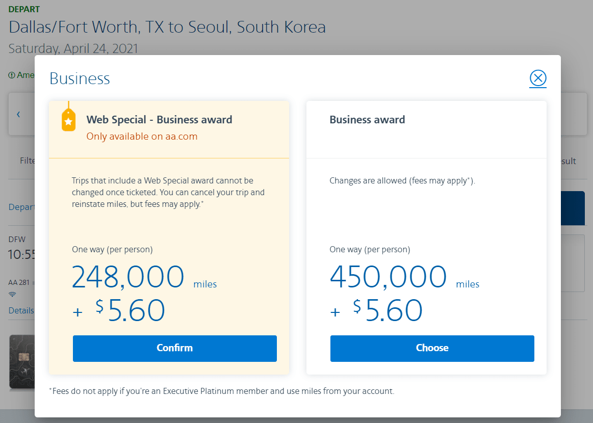 aa award travel baggage allowance