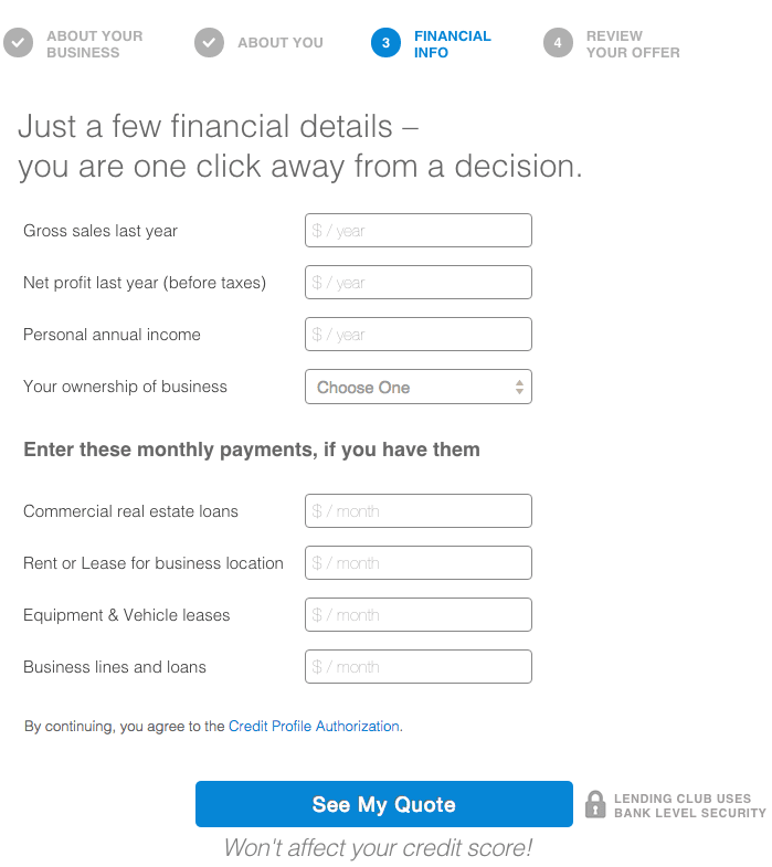 Lendingclub Business Loan Review Peer To Peer Business Solutions Valuepenguin
