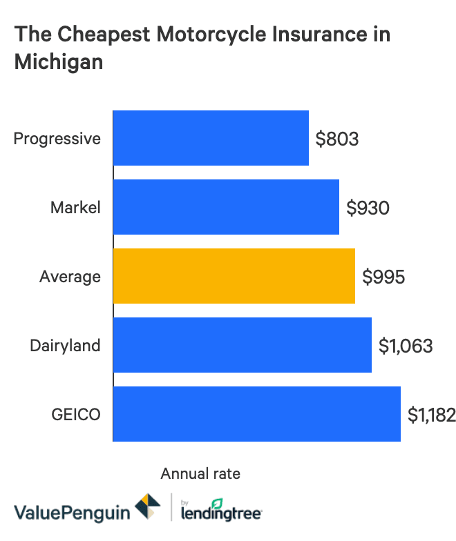 The Best Cheap Motorcycle Insurance In Michigan Valuepenguin