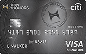 Citi® Hilton HHonors™ Reserve Card Image of Citi® Hilton HHonors™ Reserve Card