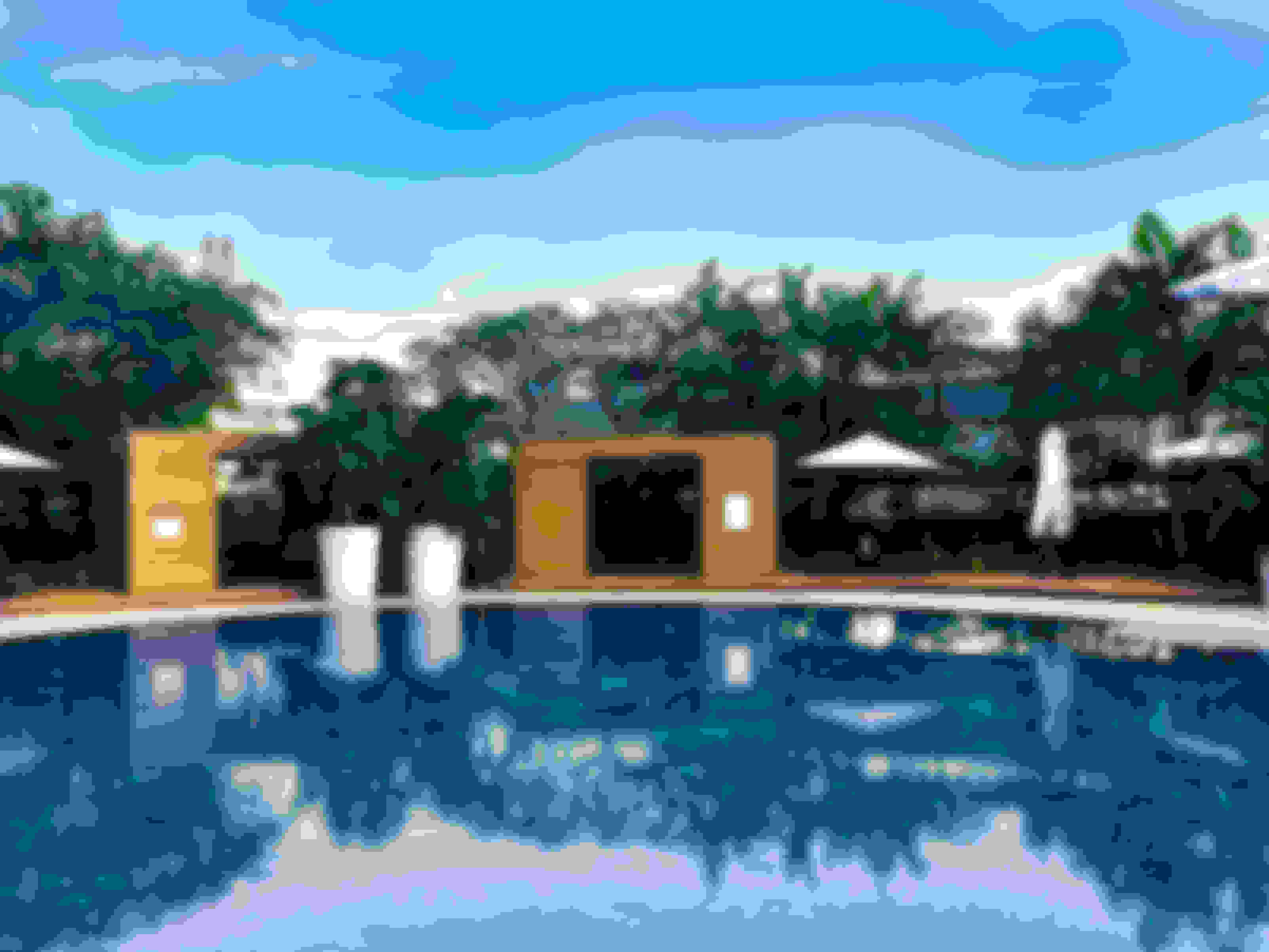 Swimming pool at Fairmont Hotel