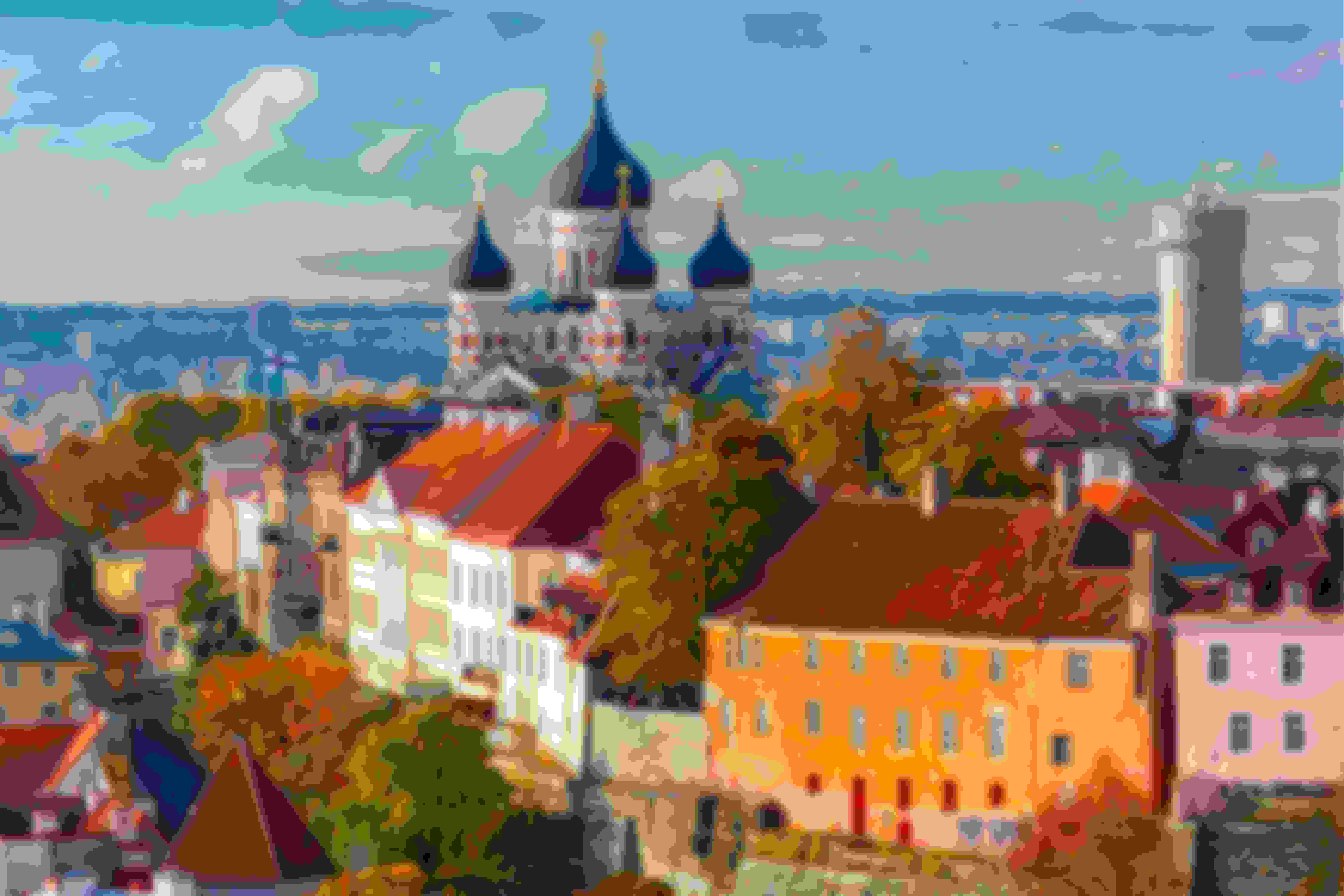 Scenic view of Tallinn, Estonia