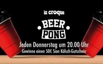 Beer Pong Night im La Croque