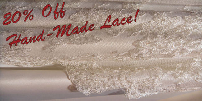 Handmade lace sale