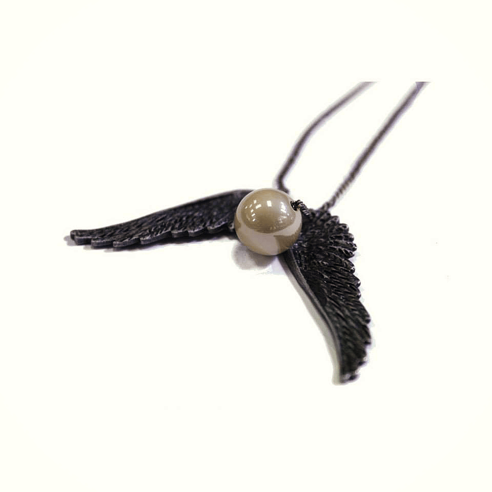 harry potter golden snitch necklace jewellery