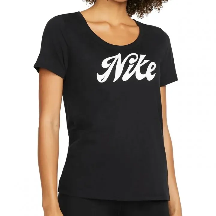 Foto Nike Dri-FIT Script Camiseta para mujer