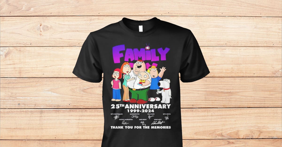 Family Guy 25th Anniversary 19992024 Thank You Memories Signatures