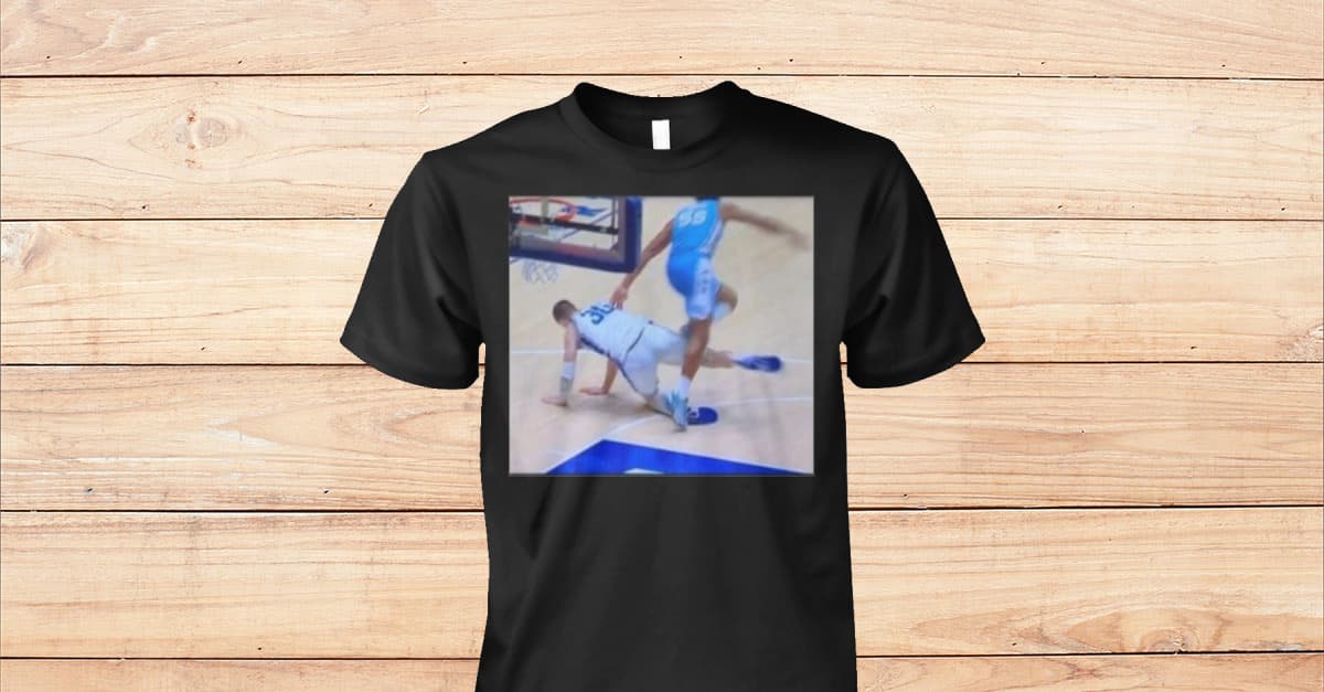Kyle Filipowski Trips Harrison Ingram Photo Shirt Viralstyle