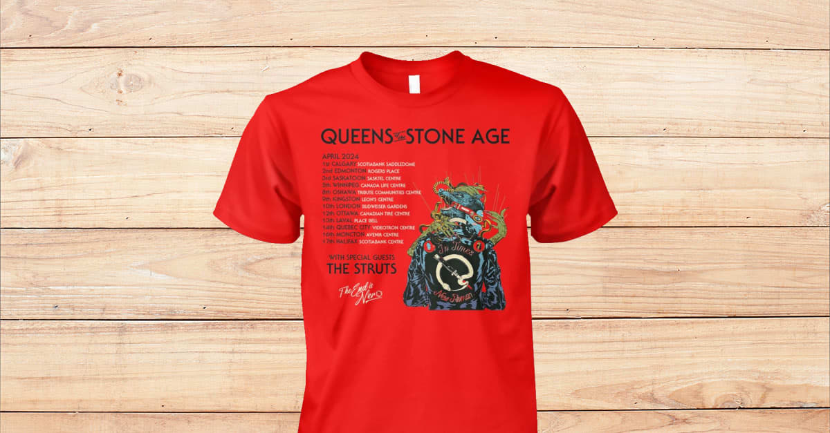Queens of the Stone Age Canada Tour 2024 Shirt - Viralstyle