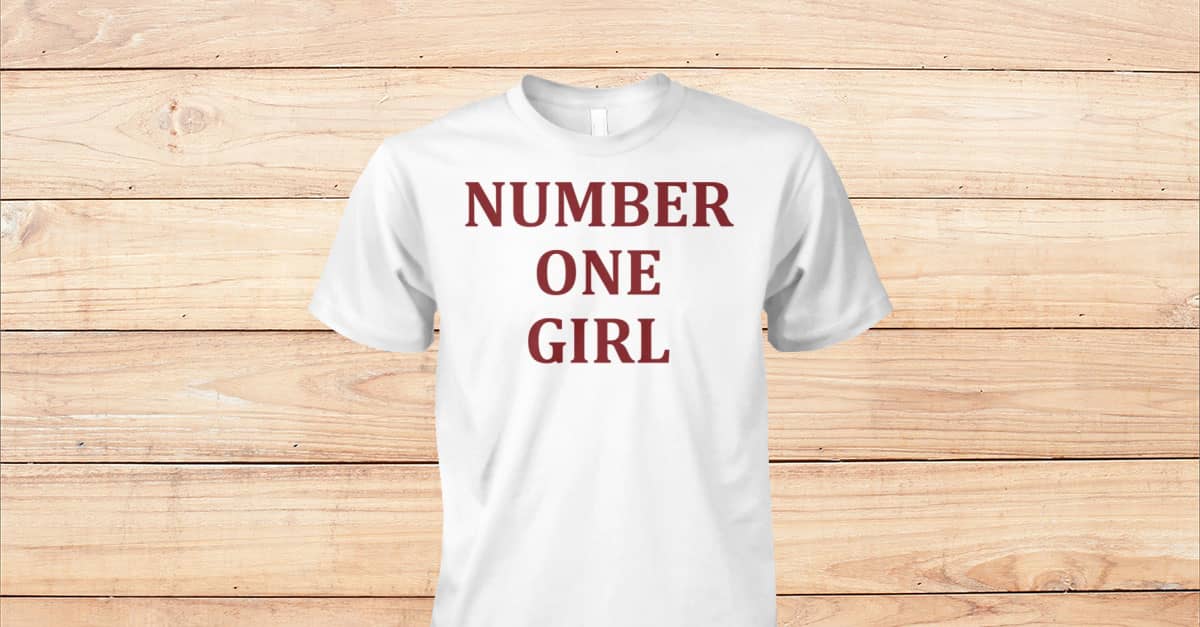 ROSE NUMBER ONE GIRL Tシャツ　ホワイト White Number One Girl T-Shirt | Rose - BlackPink - Fashion