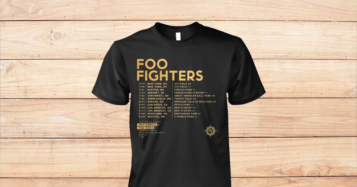 Foo Fighters US Tour 2024 Shirt Viralstyle