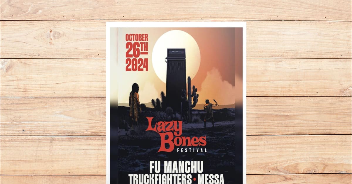 Lazy Bones Festival 2024 Markthalle Hamburg Poster Viralstyle