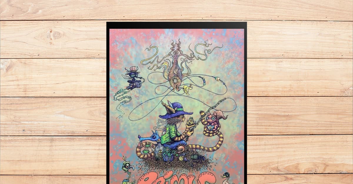 Primus Greek Theatre Berkeley Ca April 21 2024 Evvent Poster Viralstyle