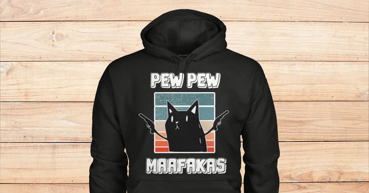 Pew pew madafakas cat hoodie discount