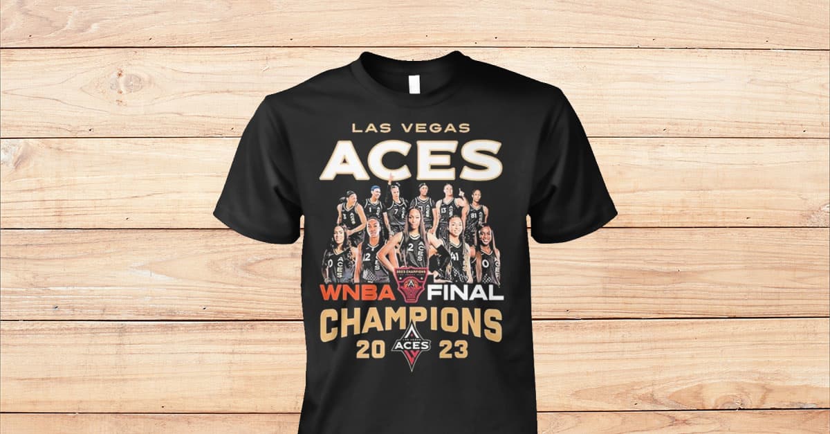 Las Vegas Aces WNBA 2023 Finals Champions Unisex T-Shirt - Mugteeco