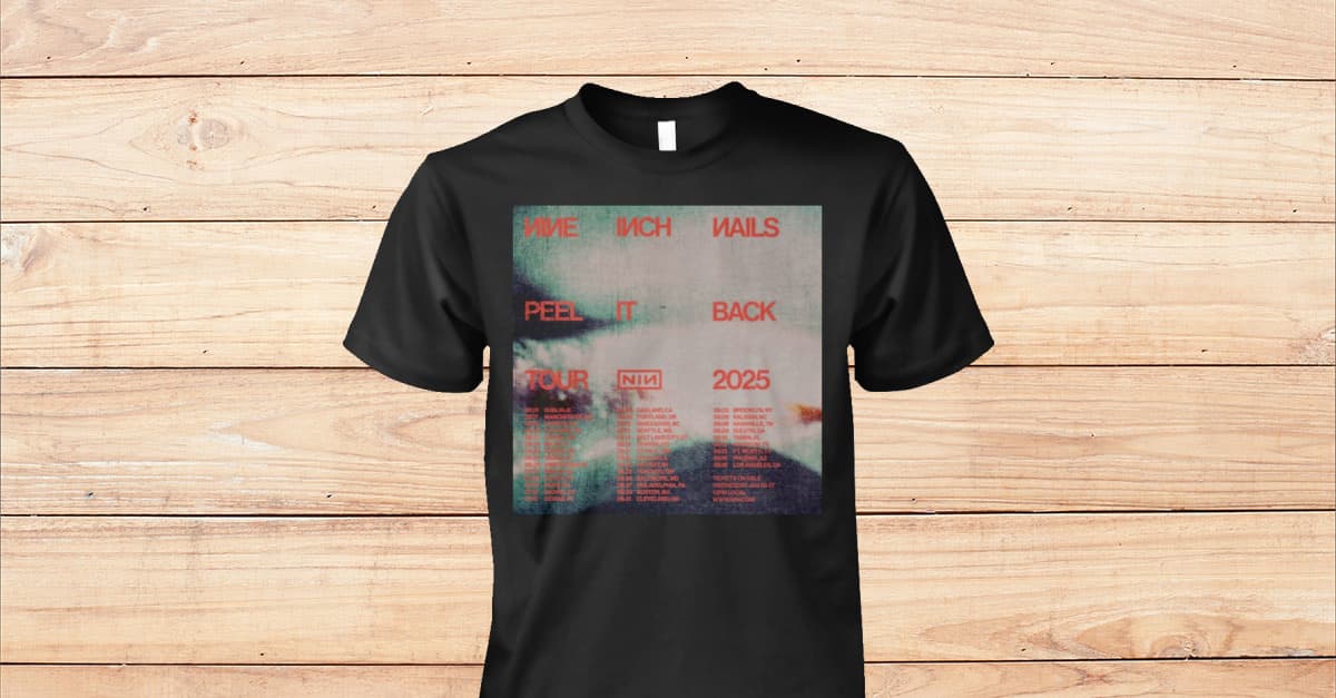 Nine Inch Nails Peel It Back Tour 2025 Shirt - Viralstyle