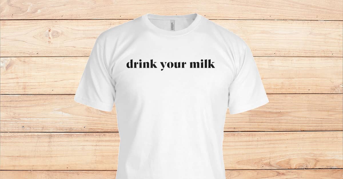 Jonathan Bailey Drink Your Milk Shirt Viralstyle