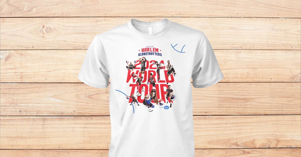 HARLEM GLOBETROTTERS SHOWBOAT'」 ゲームシャツ