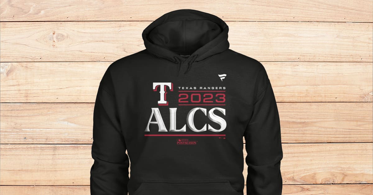 Clinched 2023 Alcs Texas Rangers Hoodie Go And Take It - Viralstyle