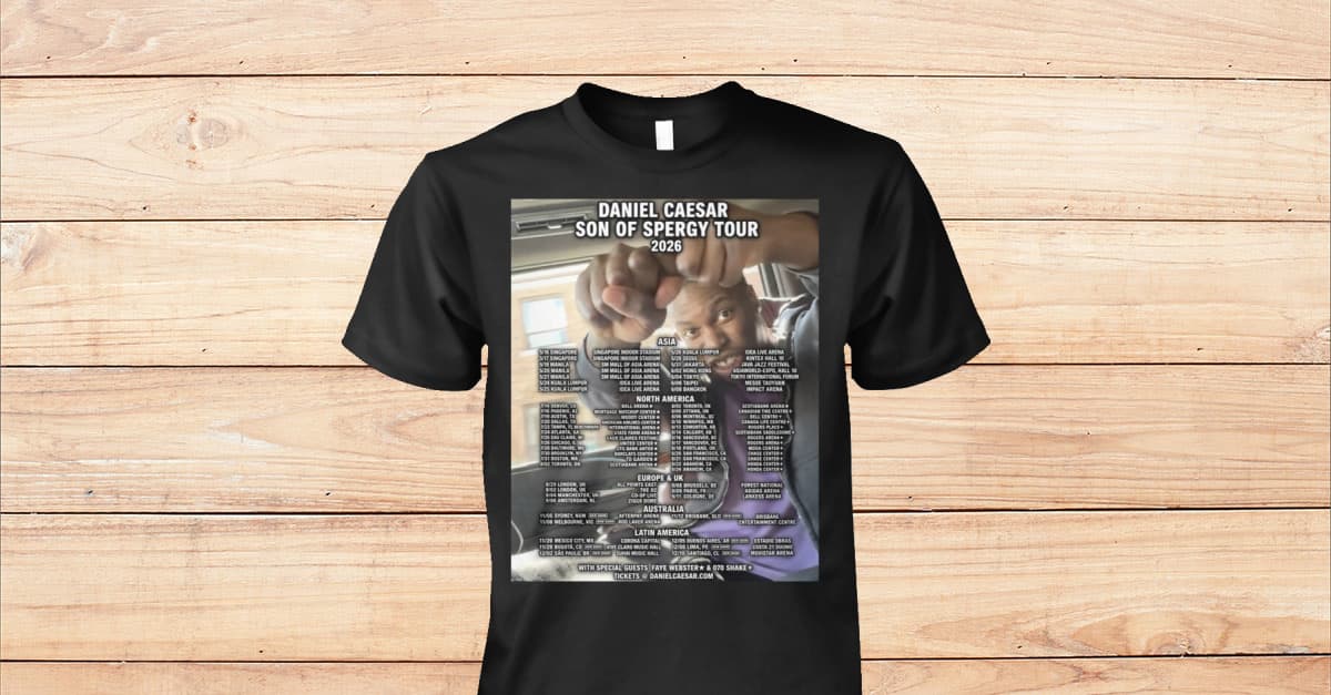 Daniel Caesar Son of Spergy Tour 2026 Shirt - Viralstyle