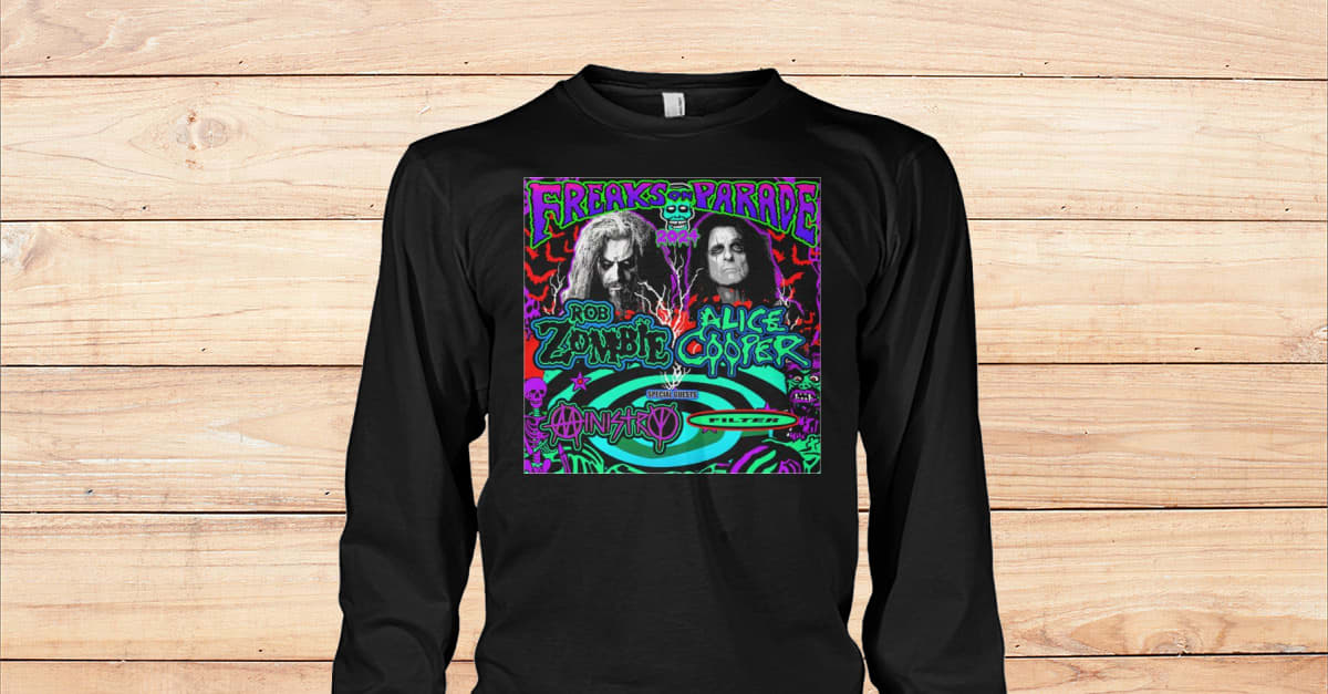 Rob Zombie freaks on parade tour 2024 Shirt Viralstyle