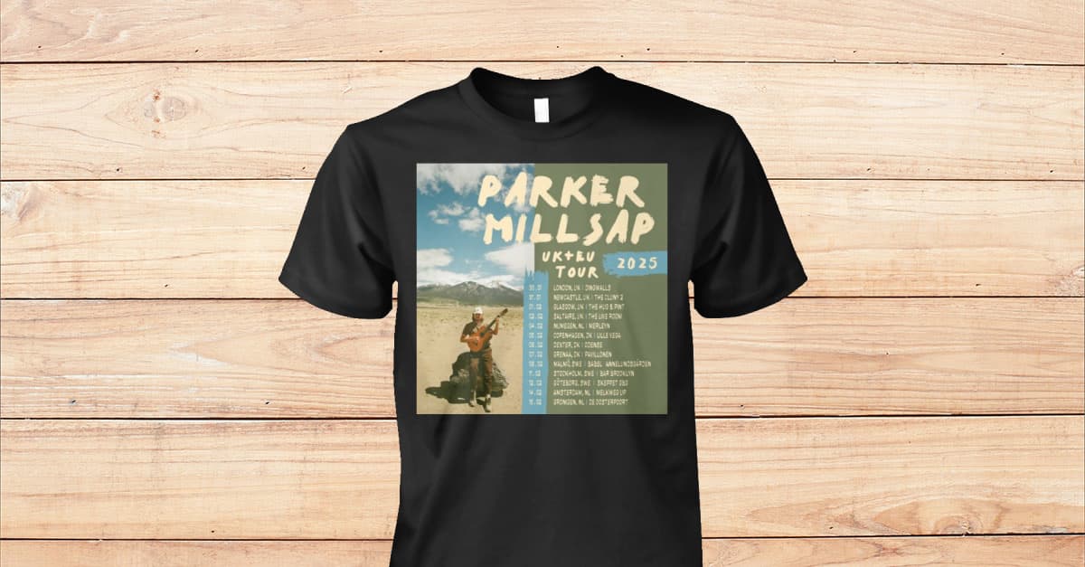 Parker Millsap UK EU Tour 2025 Shirt Viralstyle