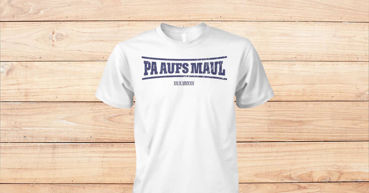 Stefan Raab Pa Aufs Maul Shirt Viralstyle