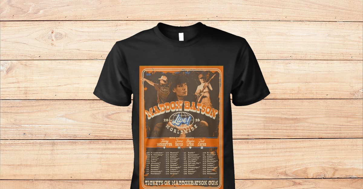 Maddox Batson Worldwide Tour 2026 Shirt - Viralstyle