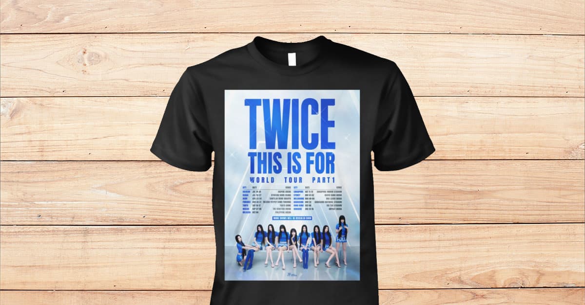 TWICE THIS IS FOR WORLD TOUR Tシャツ Mサイズ　白 TWICE - T-Shirt ['THIS IS FOR' World Tour in Incheon