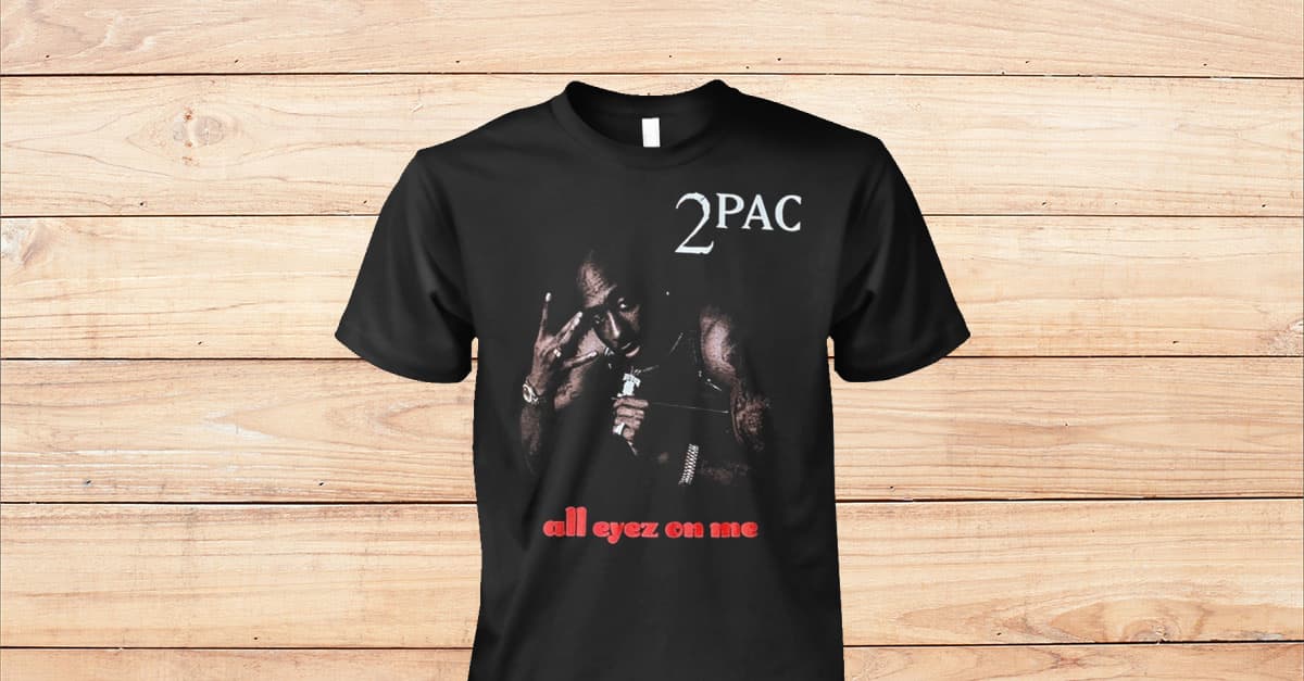 今 話題 の 人気 商品 album Me On Eyez All - Shirt 2pac art Tupac tee rap vntg - Tシャツ