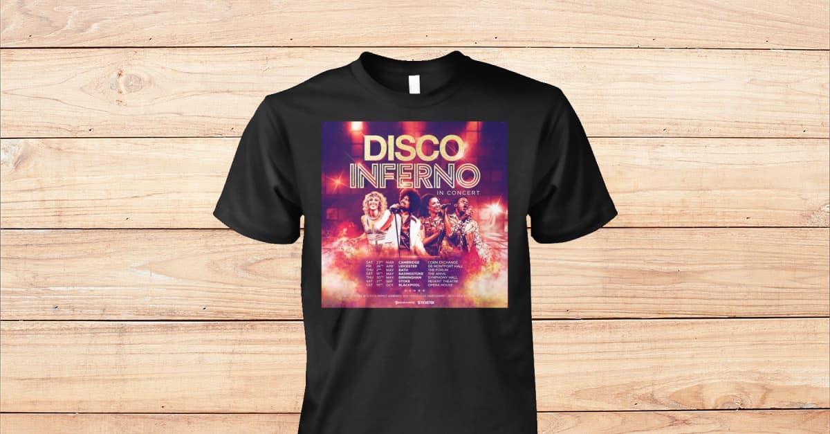 Disco inferno custom shirt best sale