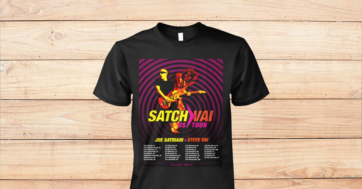 Joe satriani t shirt deals