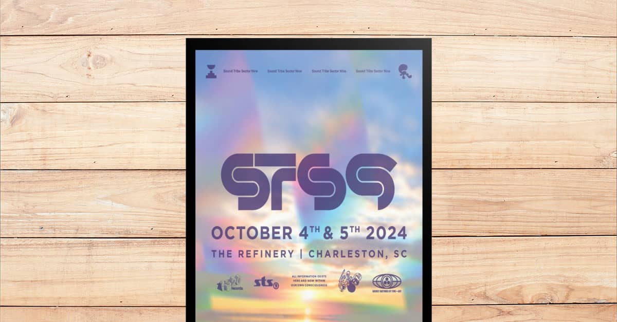 STS9 Oct 45 2024 The Refinery Charleston SC Poster Viralstyle