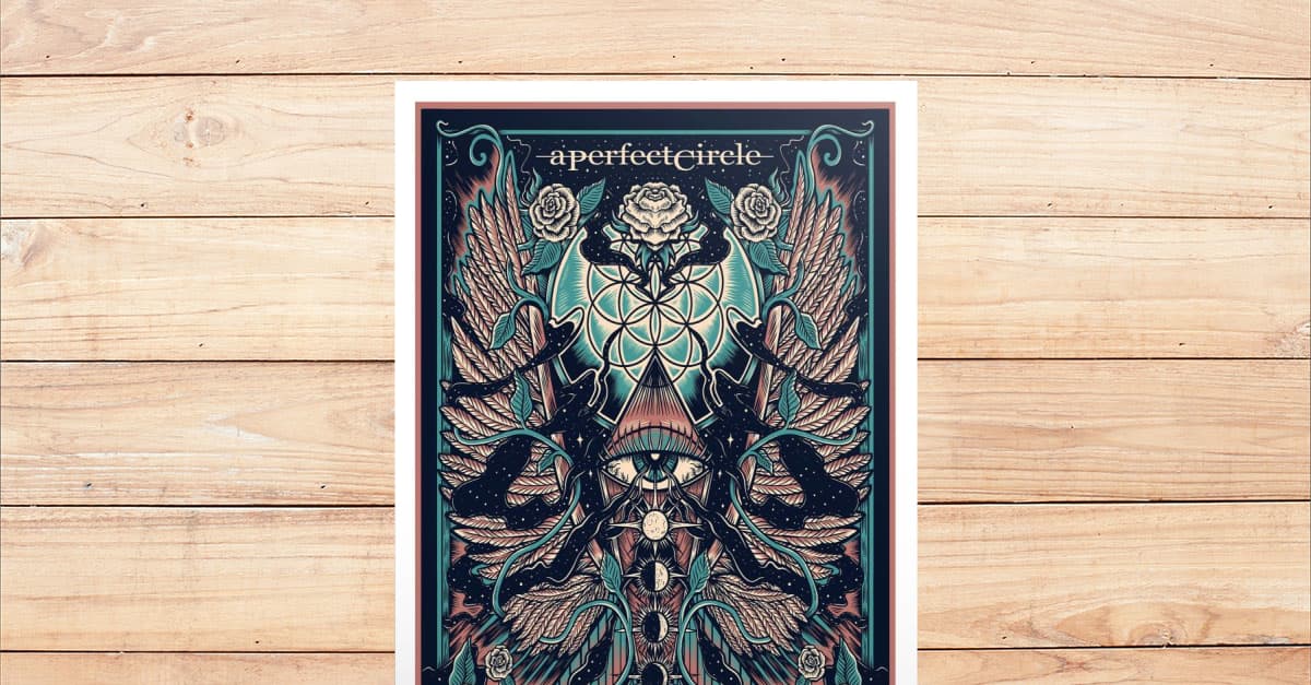 A Perfect Circle Greek Theatre Berkeley Ca April 21 2024 Evvent Poster