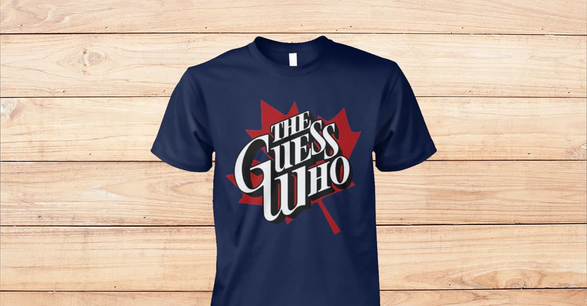 The guess who t shirt sale
