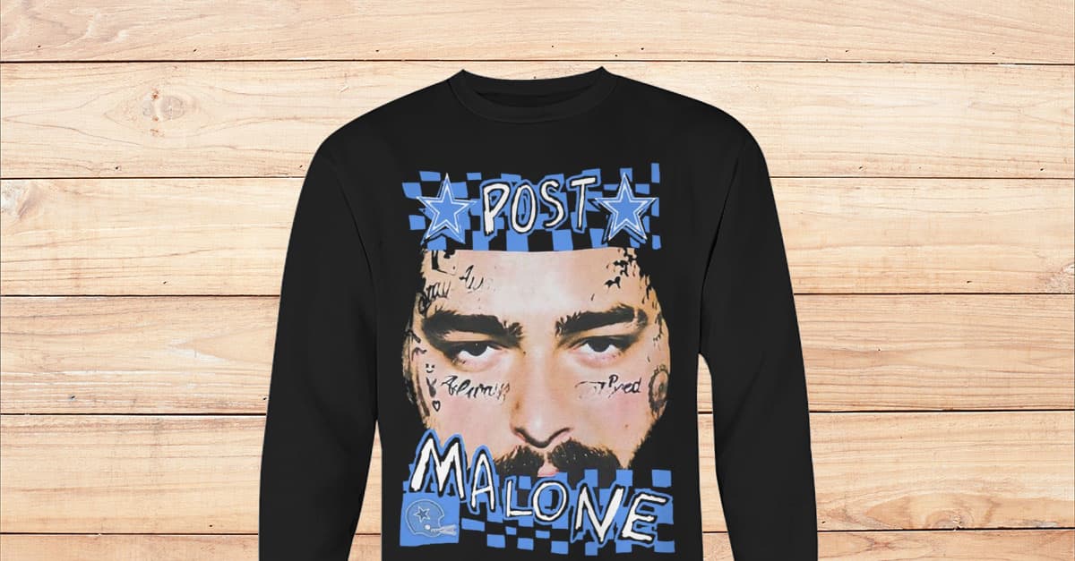 Retro Post Malone Dallas Cowboys Shirt Post Malone Dallas Cowboys Hoodie -  Trendingnowe