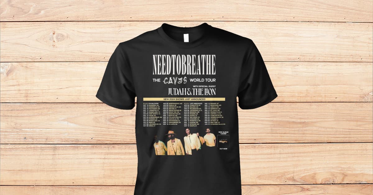 Needtobreathe The Caves World Tour 2024 Shirt Viralstyle