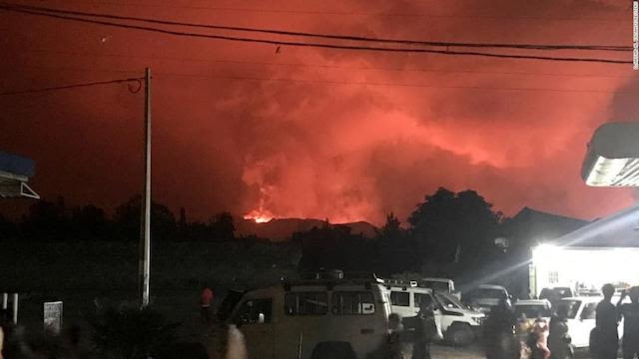 Exodus from Congo’s city of Goma as dangerous volcano erupts Exodus from Congo’s city of Goma as dangerous volcano erupts
