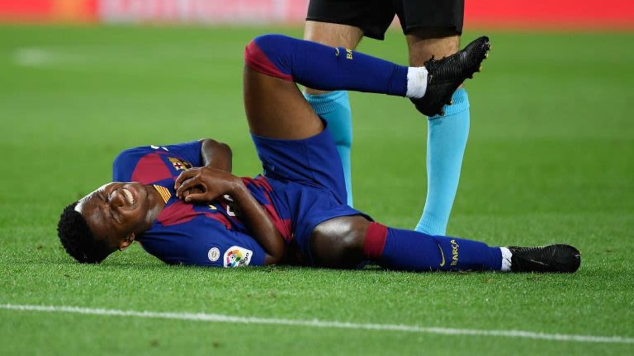 Ansu Fati Barcelona’s wonderkid suffers knee injury Ansu Fati Barcelona’s wonderkid suffers knee injury