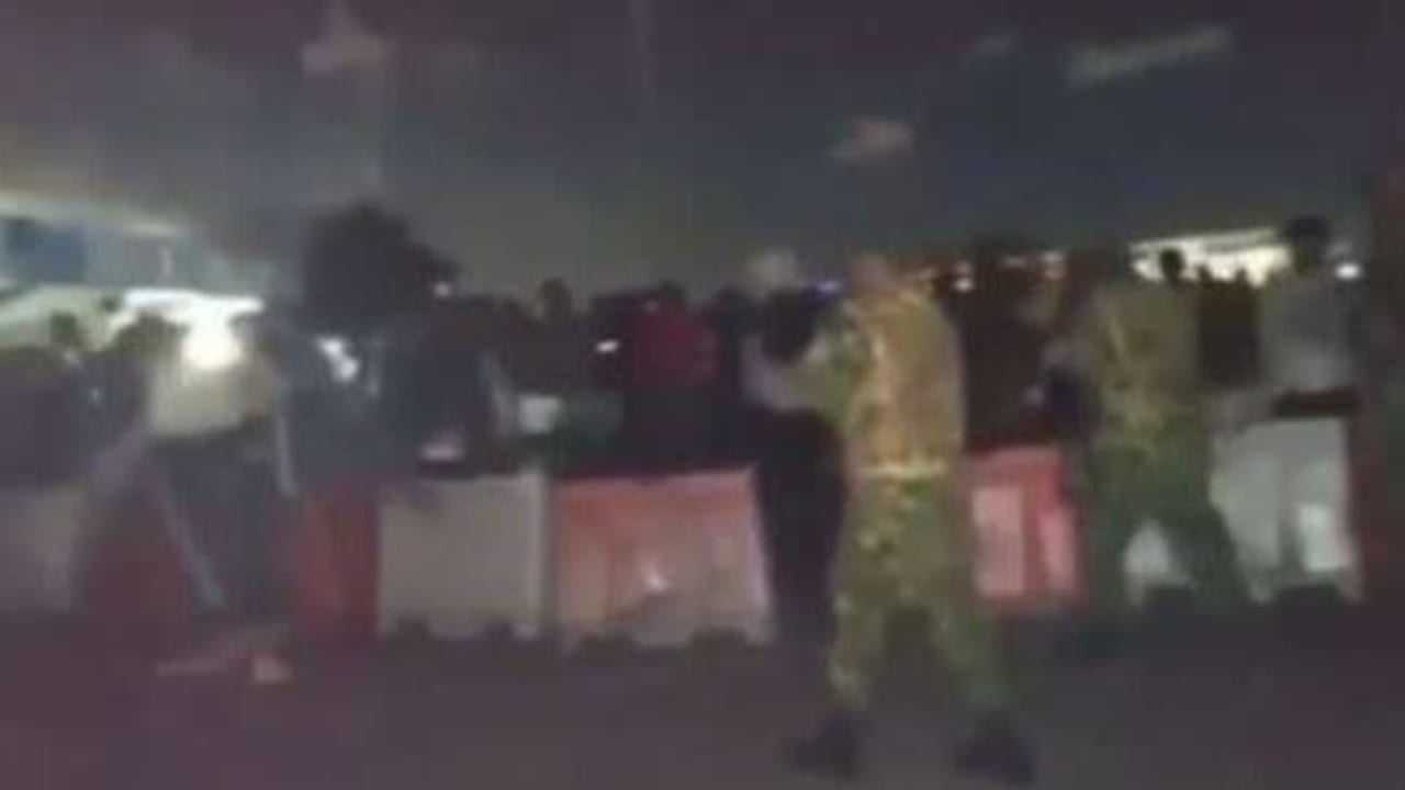 Video reveals 7 army trucks involved in Lekki Toll Gate shooting Video reveals 7 army trucks involved in Lekki Toll Gate shooting